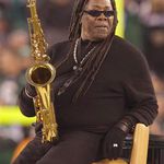 Clemons performing at a Dolphins-Jets game last fall